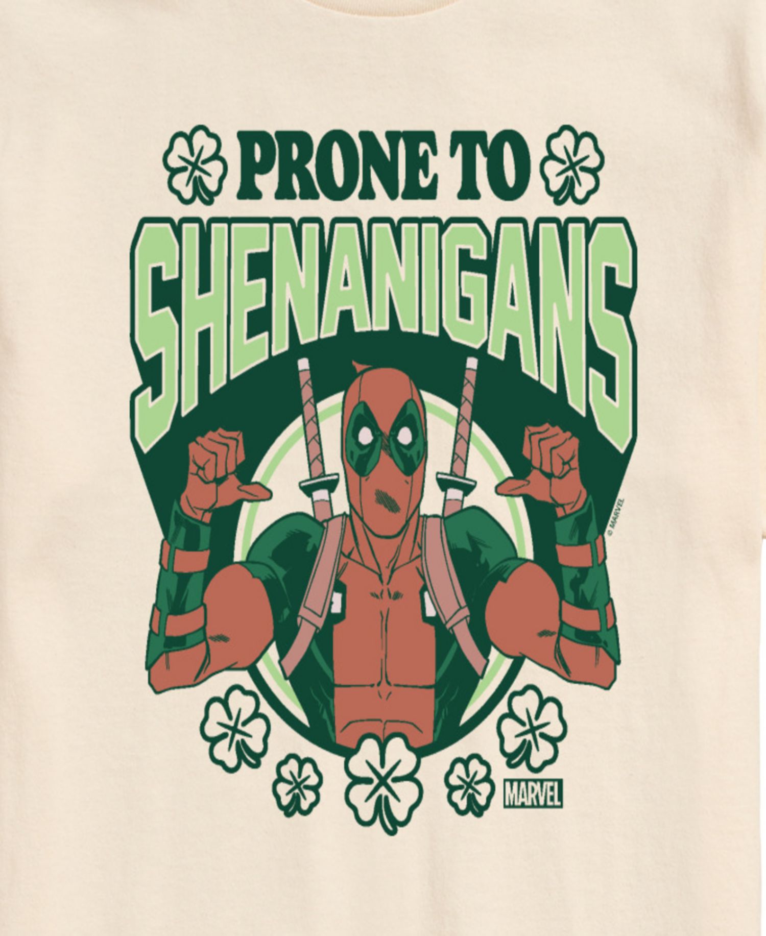 Men's Deadpool Prone To Shenanigans Short-Sleeve Graphic T-Shirt
