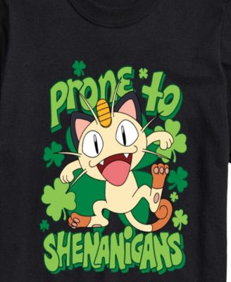 Men's Pok&eacute;mon Shenanigans Meowth Short-Sleeve Graphic T-Shirt
