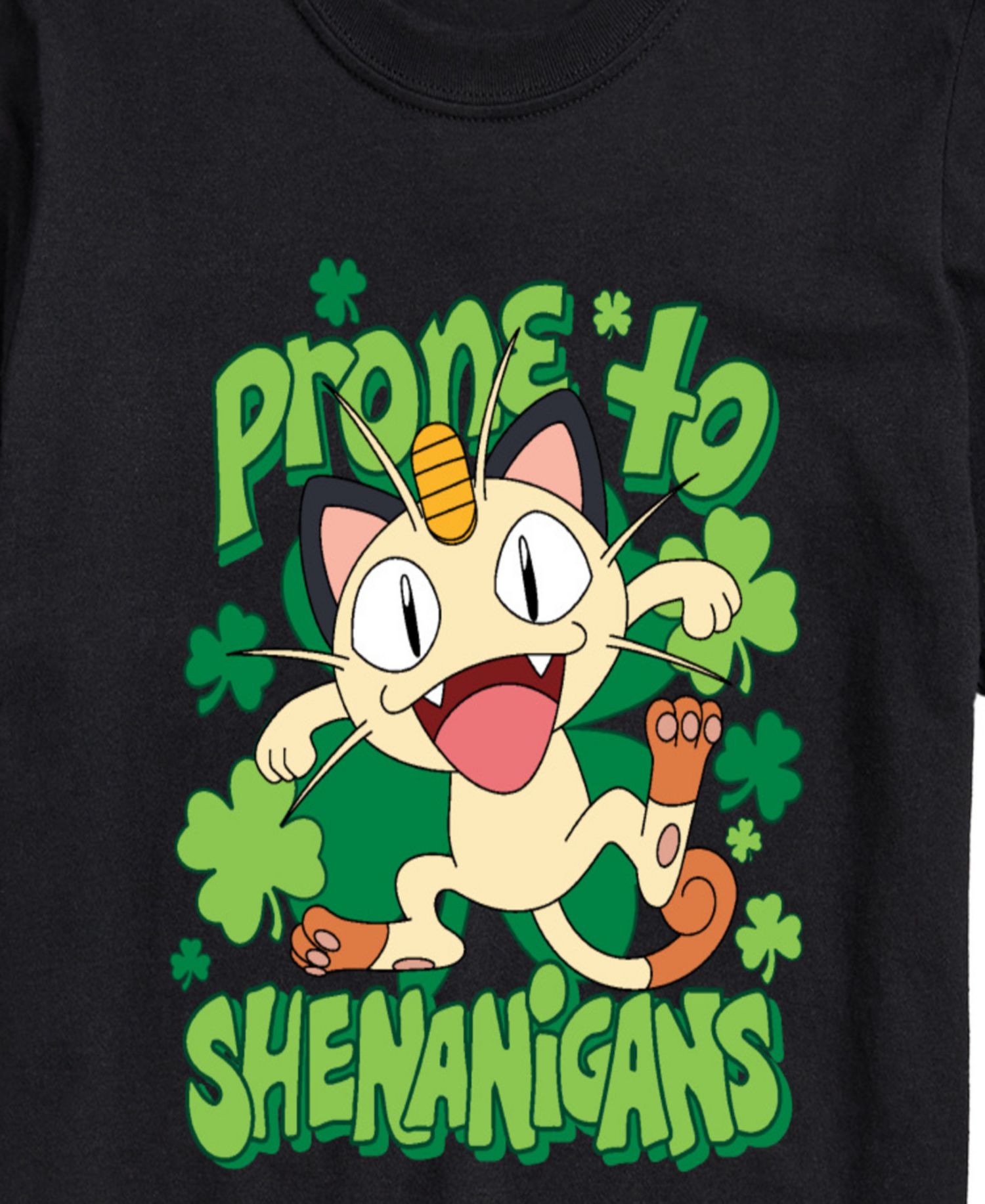 Men's Pok&eacute;mon Shenanigans Meowth Short-Sleeve Graphic T-Shirt