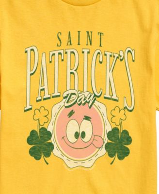 Men's SpongeBob Squarepants St. Patrick's Day Short-Sleeve Graphic T-Shirt