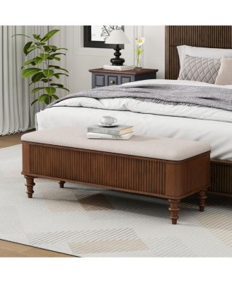 50.8" Multi-Functional Storage Ottoman Bench