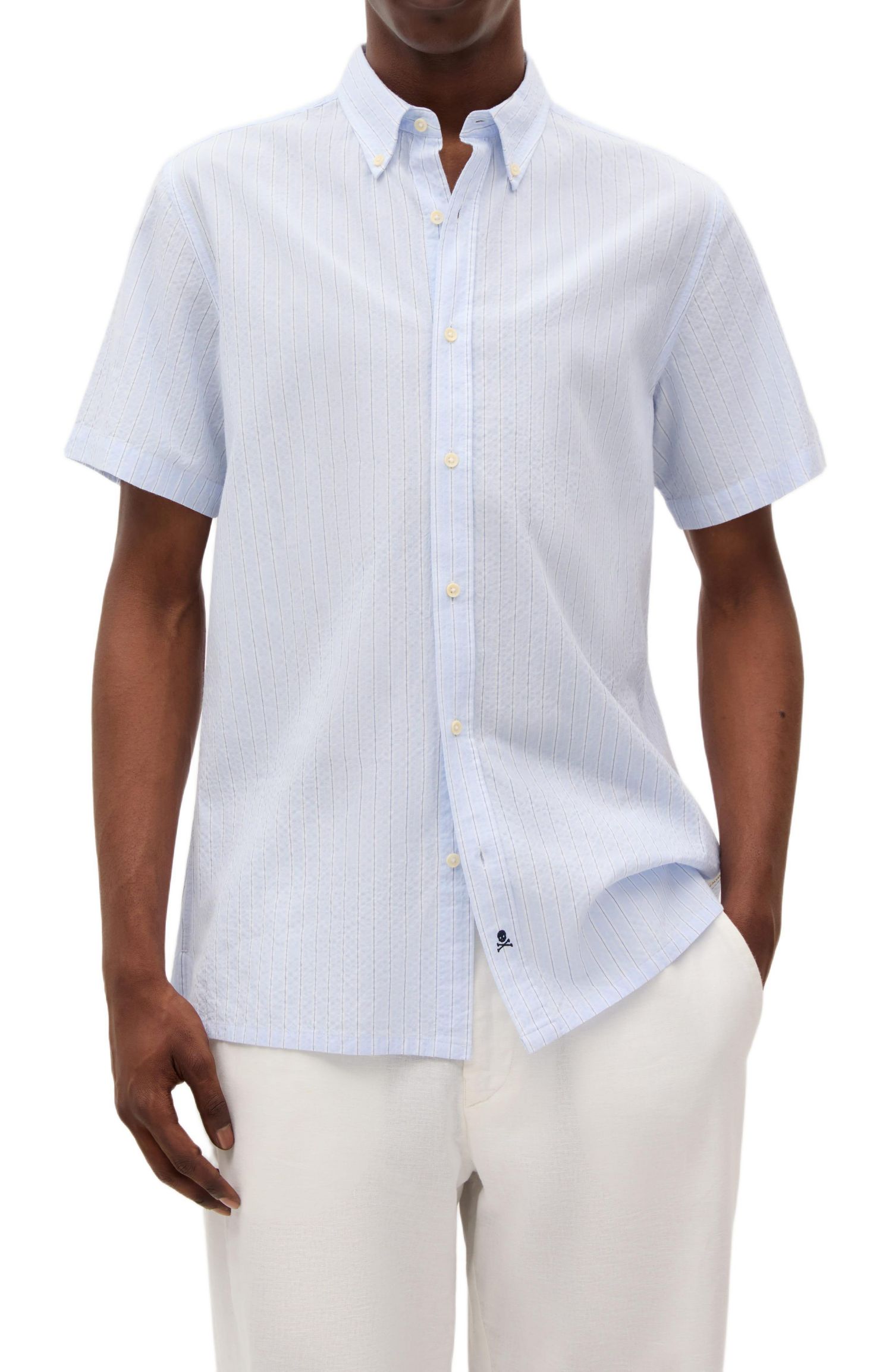 Men's Seersucker Resort Bd Shirt
