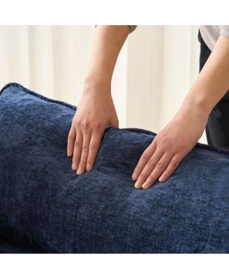 Modern Accent Chair with Ottoman