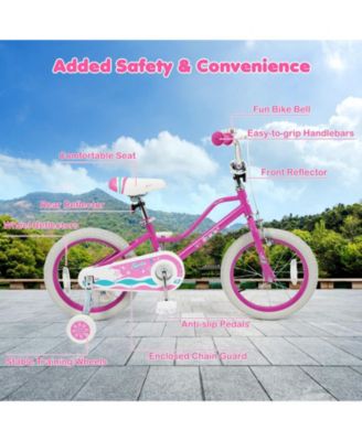 Inch Kids Bike for Aged 3-8 Years Old with Adjustable Handlebar - Starlight Wave