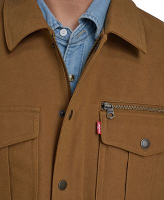 Men's Front Zipper Shirt Jacket