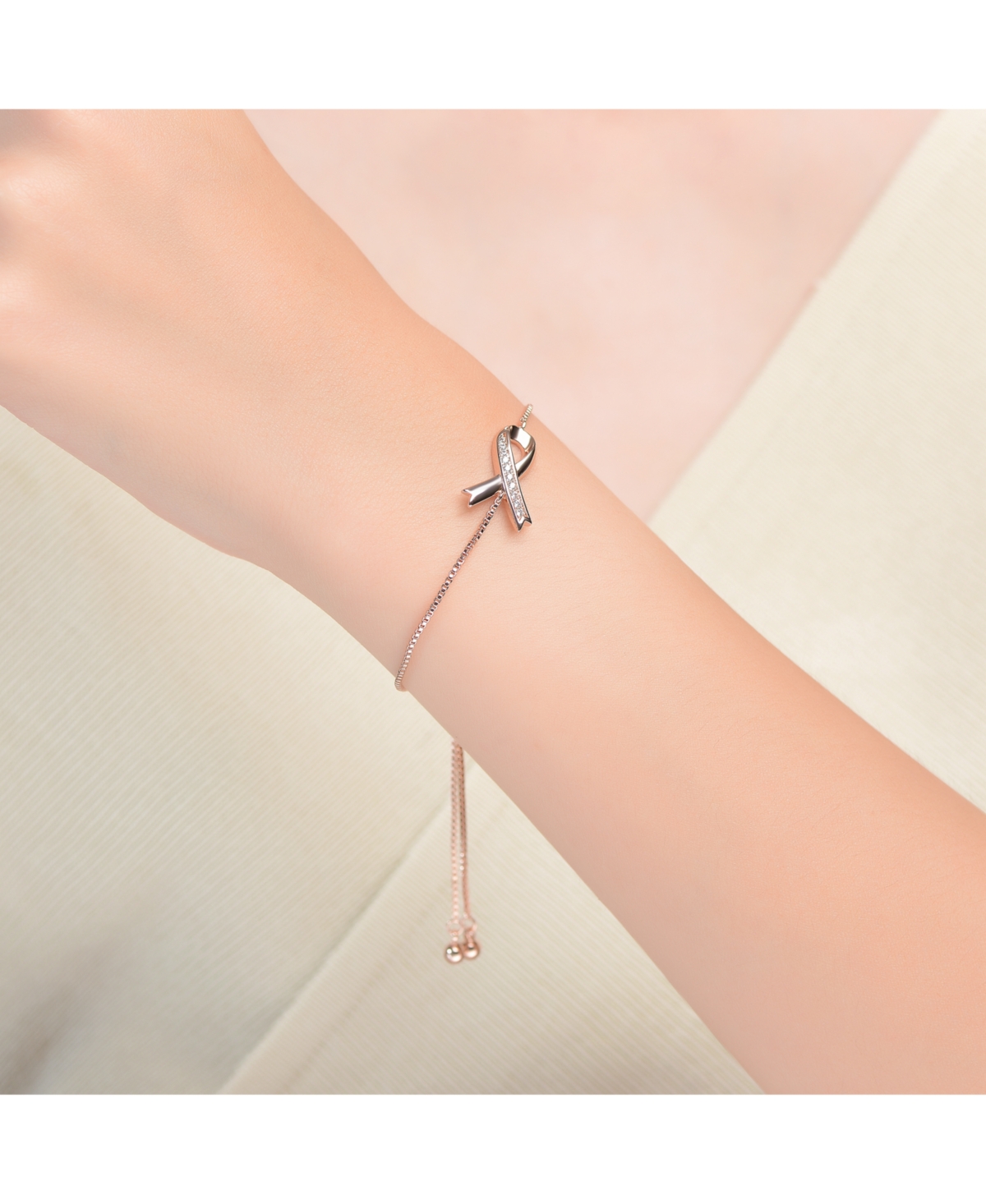 GiGiGirl Stunning Teens/Young Adults 18K Rose Gold Plated Infinity Love Adjustable Bracelet