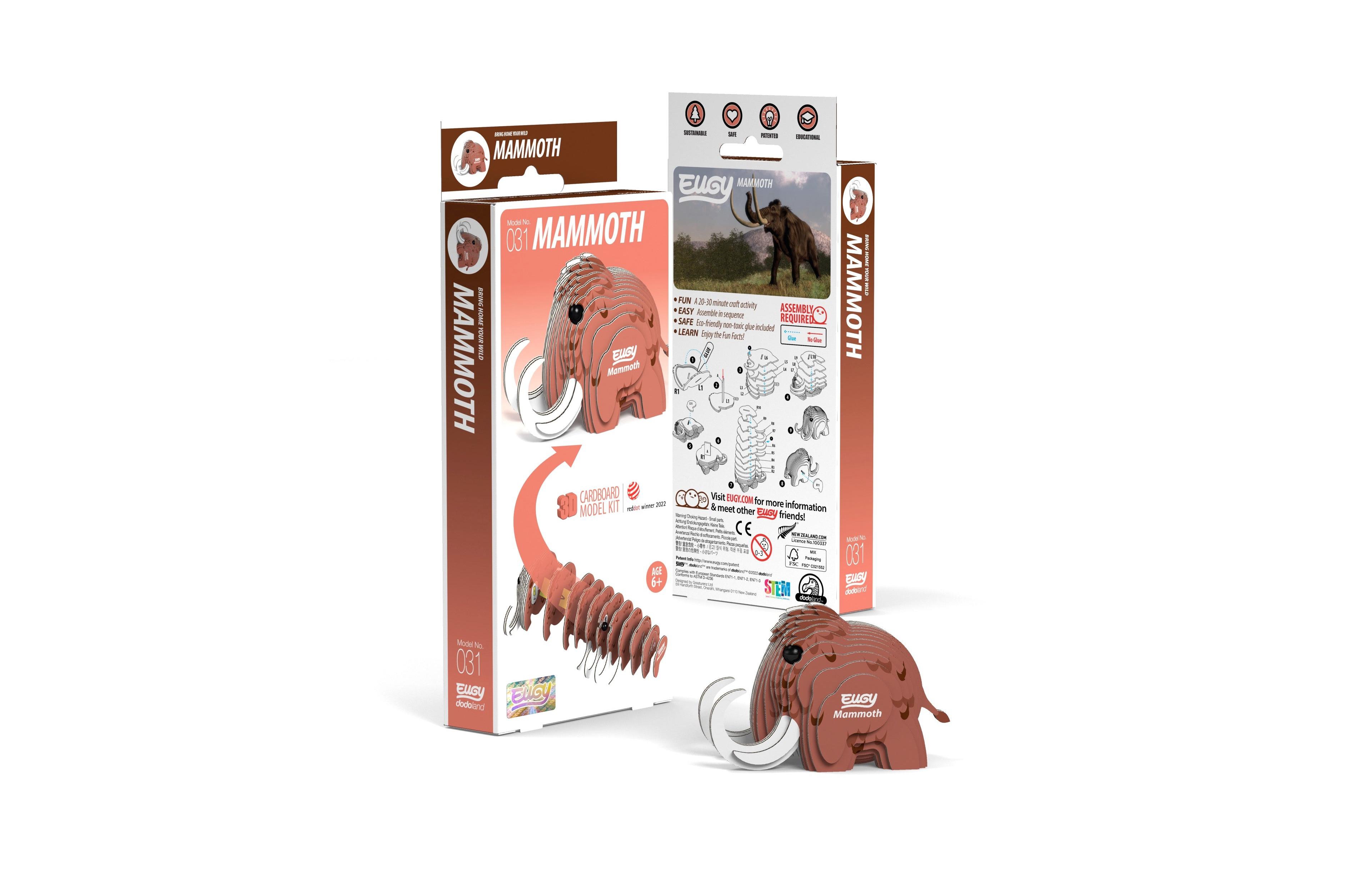 Eugy Mammoth 3D Puzzle