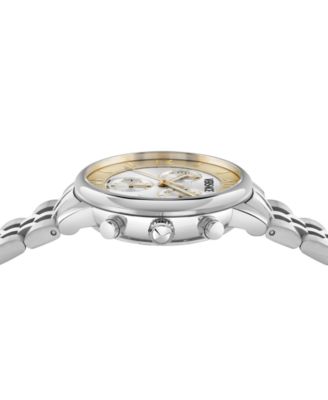 Women's Classic Silver Stainless Steel Bracelet Watch, 38mm