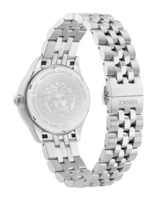 Women's Hellenyium Silver Stainless Steel Bracelet Watch, 35mm