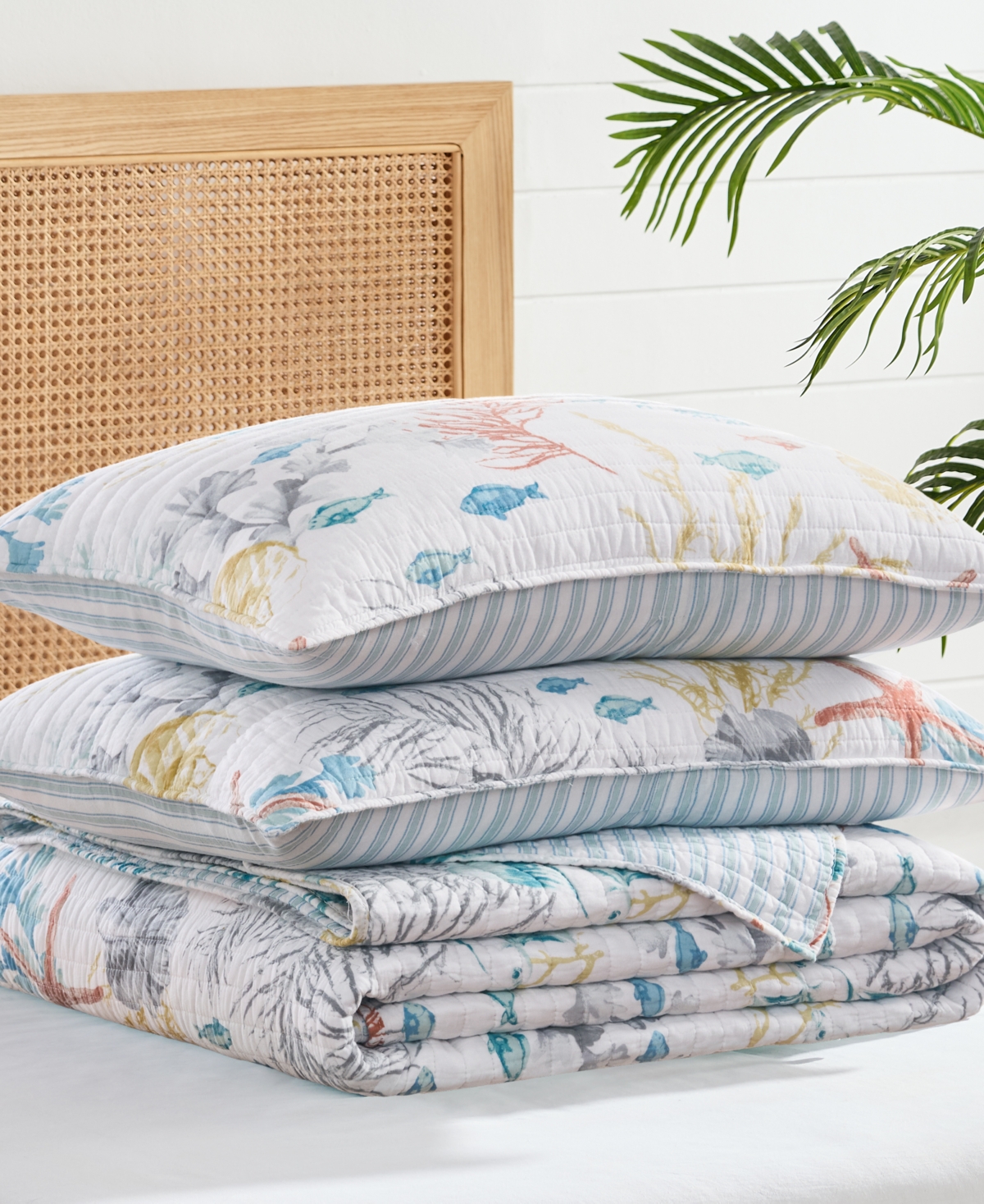 Levtex Home Whimsical Sea Reversible 3-Pc. Quilt Set, Full/Queen