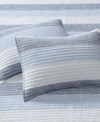Home Sand Stripes 2-Pc. Pillow Sham Set, Standard