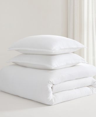 Home Matelasse Textured Cotton Tencel 3-Pc. Comforter Set, Full/Queen