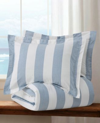 Home Cabana Woven Stripe Reversible 3-Pc. Comforter Set, Full/Queen
