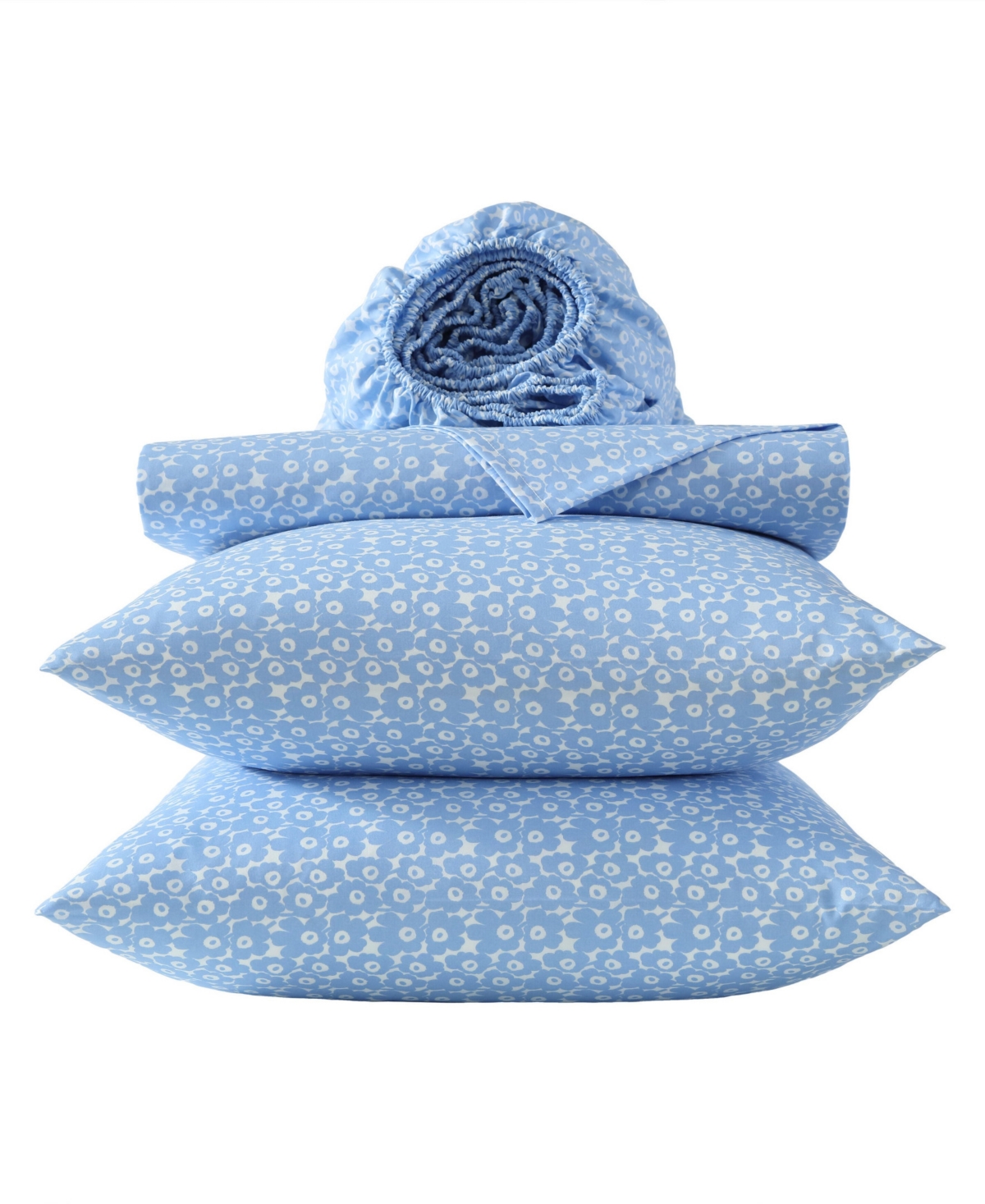 Marimekko Pikkuinen Unikko 200-Thread Count Cotton Percale 4-Pc. Sheet Set