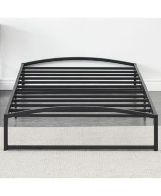 Low Bed Frame Size, 10 Inch Heavy Duty Metal Platform Bed Frame Low Profile, Mattress Foundation, No Box Spring Needed, Noise-Free
