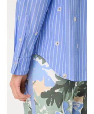 Women's Embellised Stripe Shirt