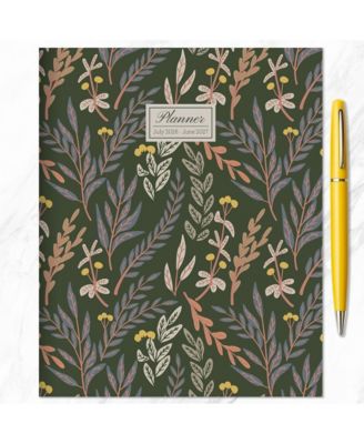July 2026 - June 2027 Trailing Blooms Medium Monthly Planner