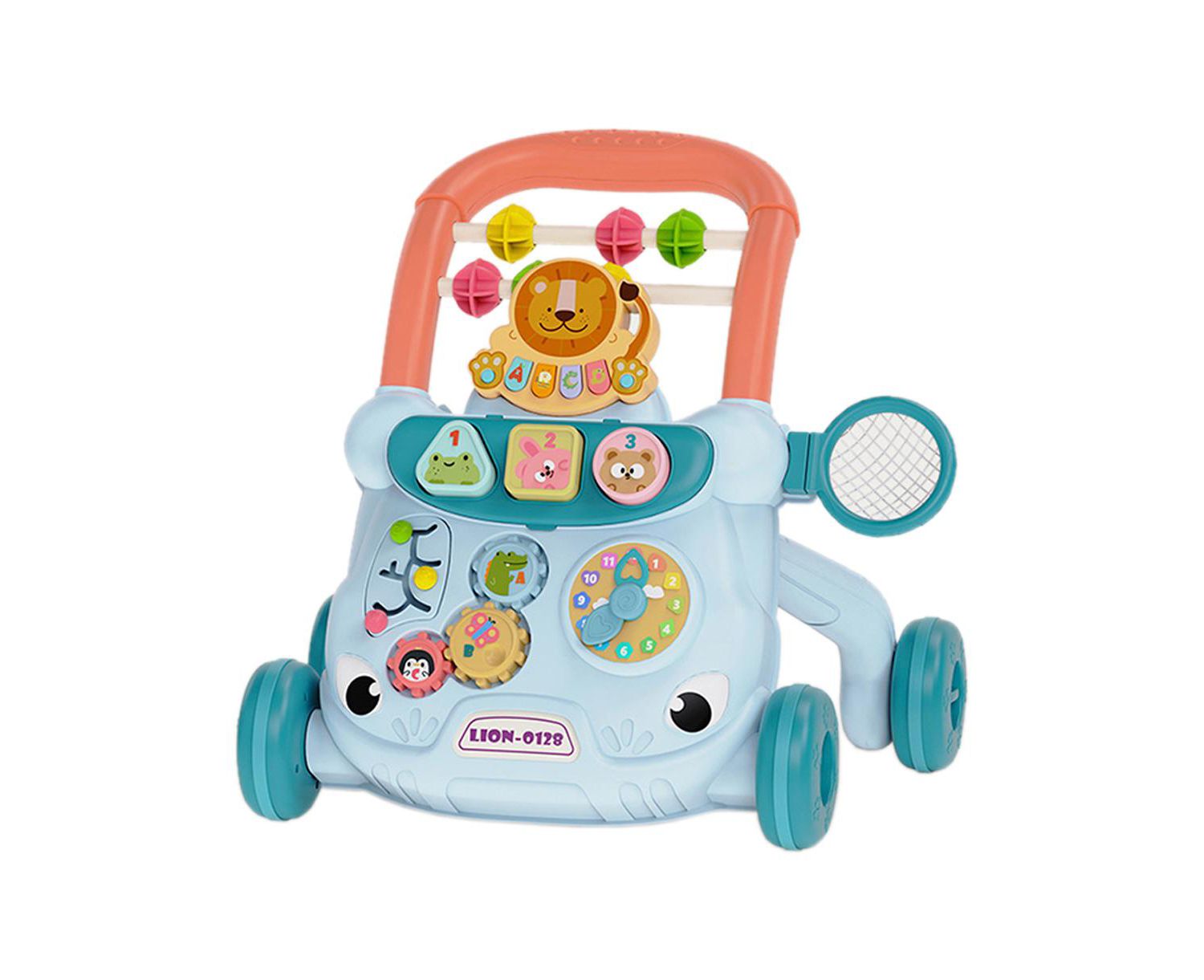 2-in-1 Baby Push Walker & Activity Center - Adjustable & Anti-Tip Design for First Steps