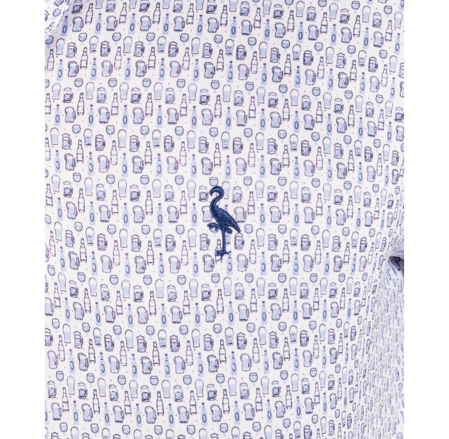 Men's Bottoms Up Printed Performance Polo