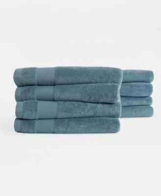 8-Pc. Plush Cotton Bath Towel Set, 54" x 30"
