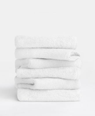 6-Pc. Cotton Washcloth Set, 13" x 13"
