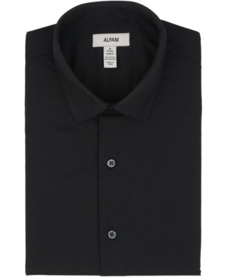 Men's Slim-Fit Solid Dress Shirt
