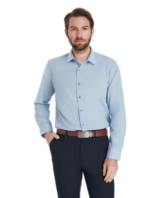 Men's Slim-Fit Solid Dress Shirt