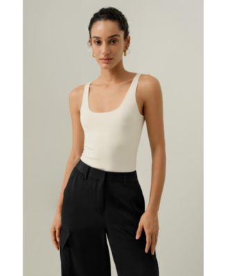 Women's Milano Knit Silk Viscose Tank Top
