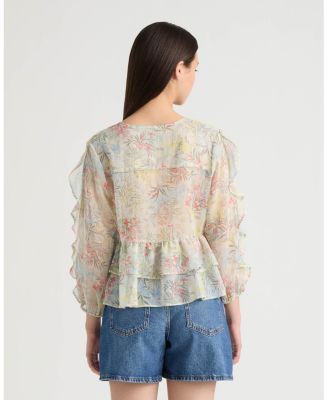 Women's Top with Ruffle Detail