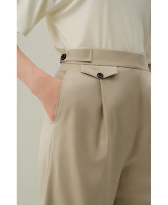 Women's Wool-Silk Bermuda