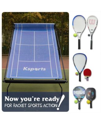 Portable Indoor Outdoor Weatherproof Tennis Rebounder Net with Carry Bag