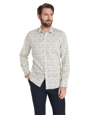 Men's Slim-Fit Florian Ditsy Dress Shirt