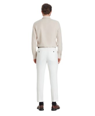 Men's Slim-Fit Linen Dress Shirt