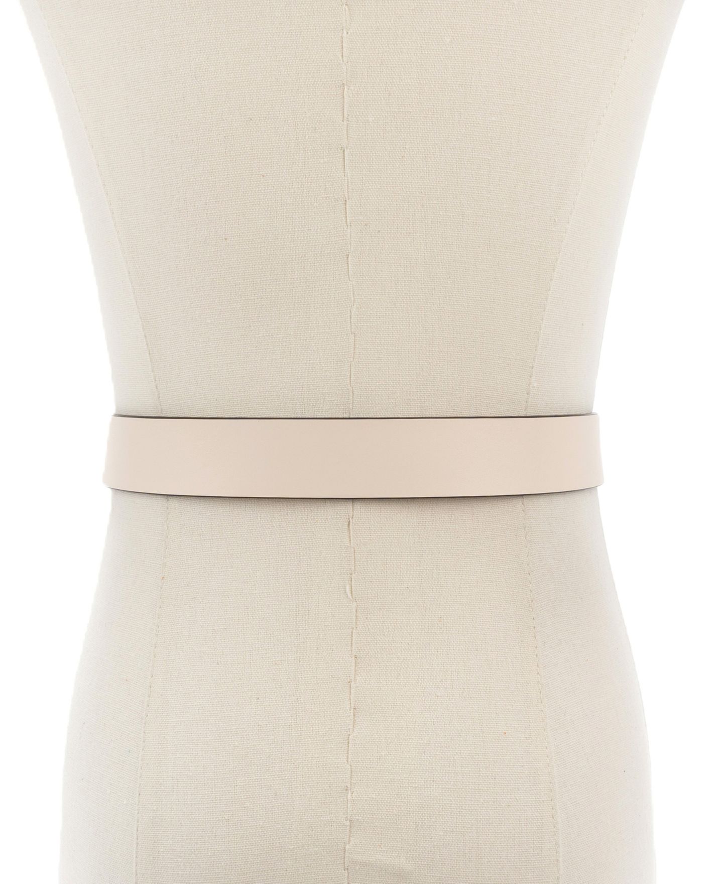 Женский ремень Kate Spade New York Round Molten Buckle, цвет: Кремовый — фото 5