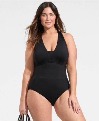 Plus Size Twist Midkini