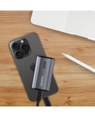 SE880 2TB - Up to 2000 MB/s- SuperSpeed USB 3.2 Gen 2x2 USB-C External Portable SSD Titanium (AELI-SE880-2TCGY)