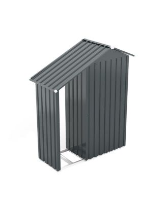 Campcraft galvanized iron garden shed, waterproof, compact, easy assembly