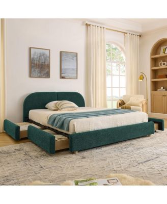 Queen Size Upholstered Bed Frame