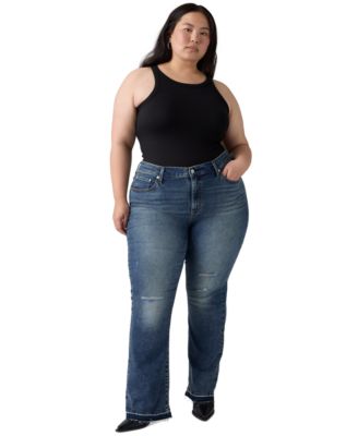 Trendy Plus Size 725 High-Rise Bootcut Jeans