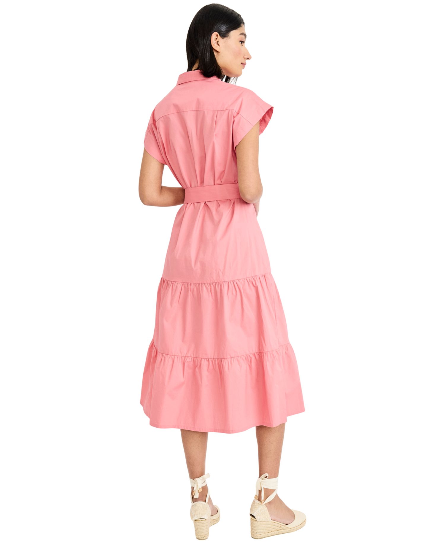 Women's Collared Shirt Dress