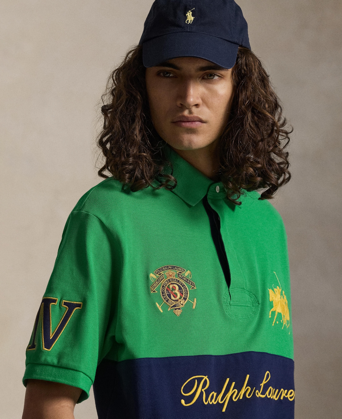Polo Ralph Lauren Men's Big & Tall Dual Player Mesh Shirt