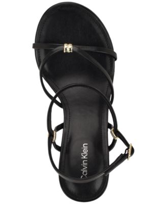 Women's Deliney Strappy Wedge Dress Sandals