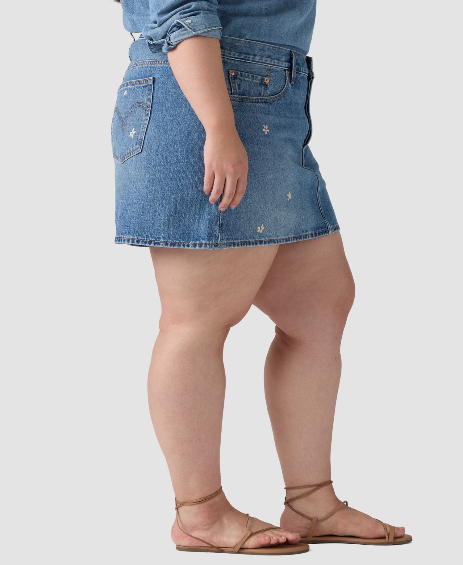 Premium Women's Icon Cotton Denim Skirt