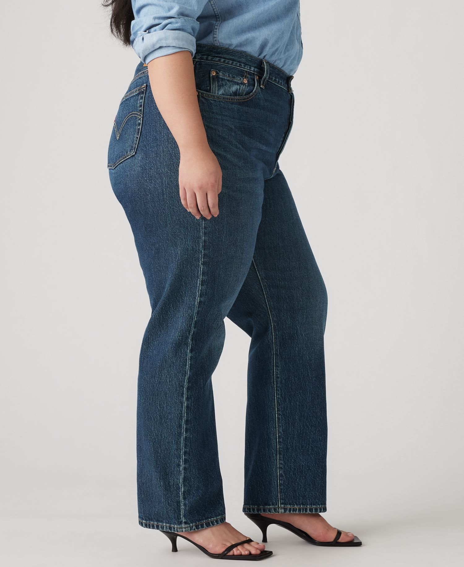 Trendy Plus Size 501 Original-Fit Straight-Leg Jeans
