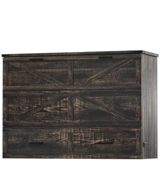 Queen Murphy Bed w/Charging Station & Storage Drawer