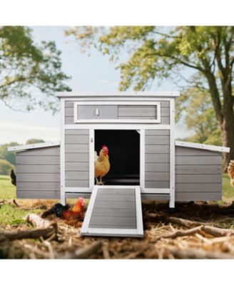 58" Fir Wood Outdoor Storage