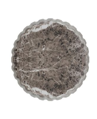 Outdoor Cleme Carved Side Table