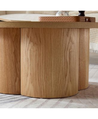 Round Modern Coffee/Accent Table for Living Room/Office/Bedroom