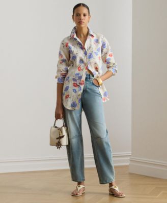 Women's Relaxed Fit Collared Shirt