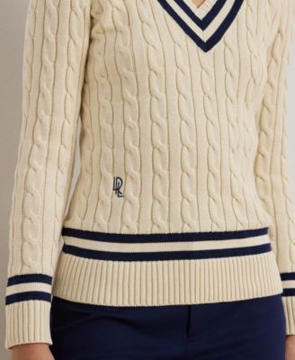 Women's V-Neck Long-Sleeve Sweater